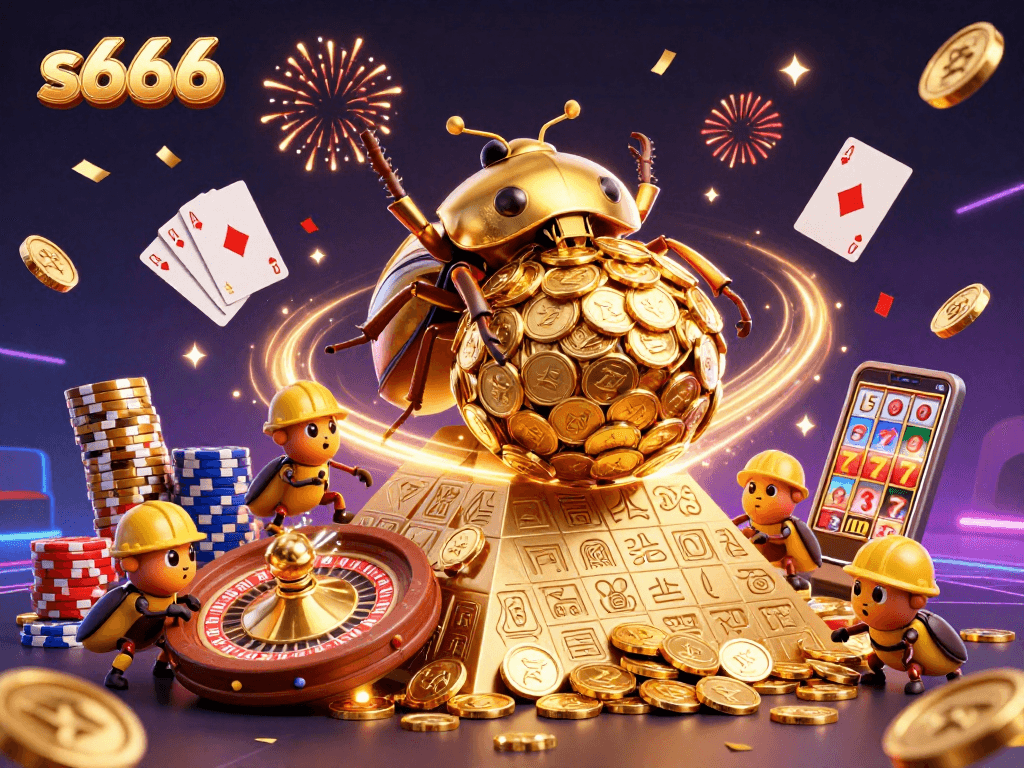 Experience the thrilling ambiance of s666 as you explore dynamic golden gaming elements.
