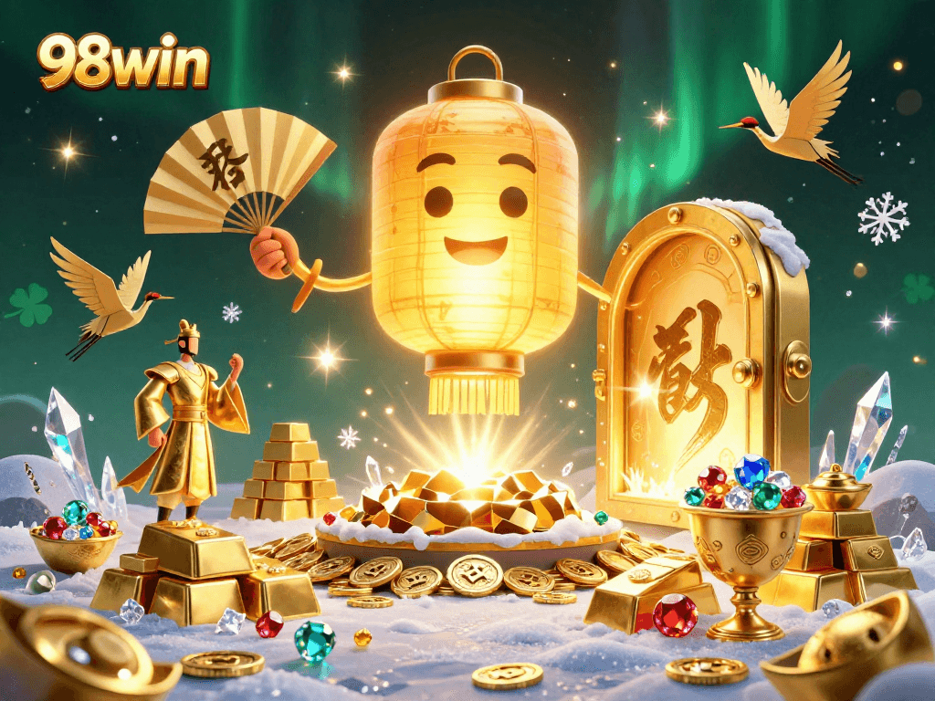 Experience thrilling games with 98win's vibrant casino atmosphere and golden treasures bursting with excitement.