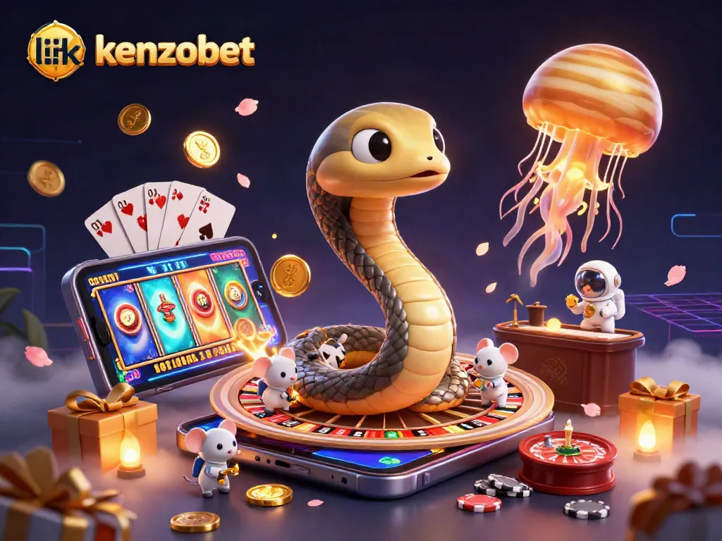Engage with link kenzobet through an exciting cosmic roulette game featuring astronaut mice and a golden jellyfish.