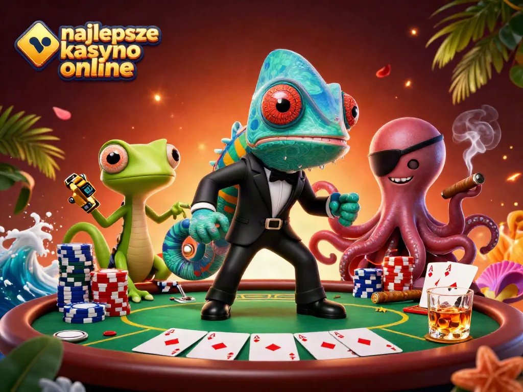 Experience thrilling moments at najlepsze kasyno online with dynamic poker action and colorful characters.