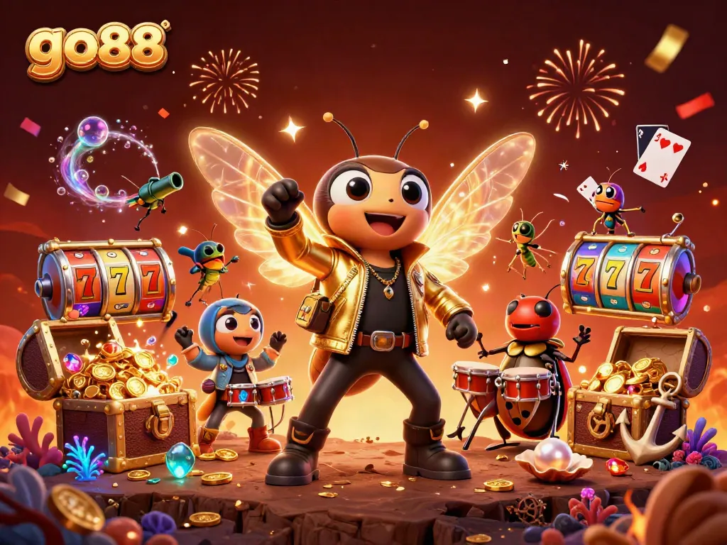 Engage with go88's thrilling world of online gaming through captivating characters and vibrant scenes.