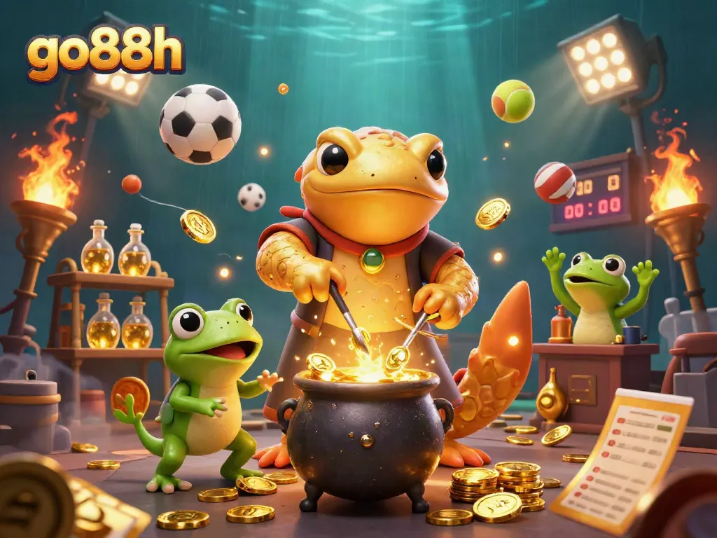 Experience thrilling moments with go88h as a golden salamander alchemist transforms base metals into gold.