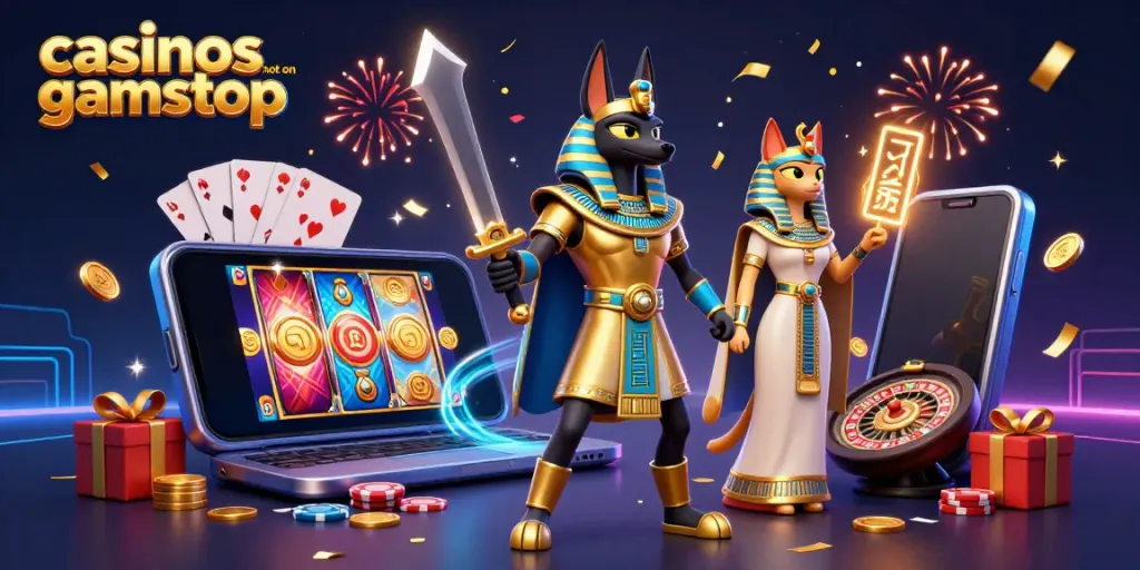 Engage with dynamic gameplay at casinos not on gamstop featuring Anubis and Bastet.