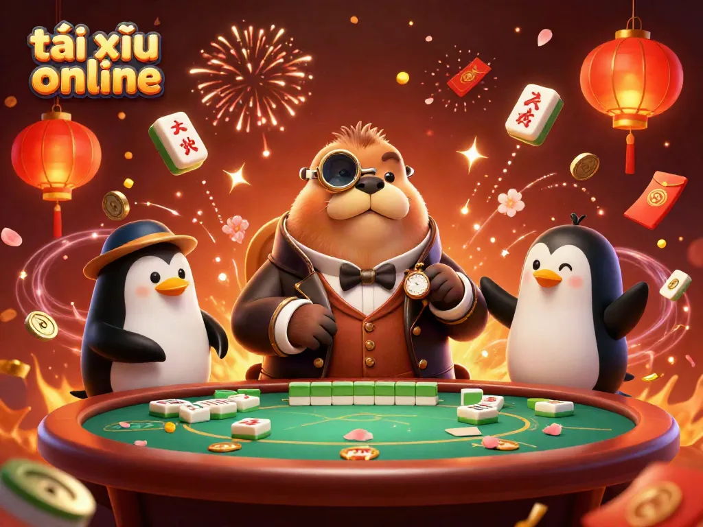 Experience thrilling gameplay with the jolly walrus and friends in a vibrant tài xỉu online setting.