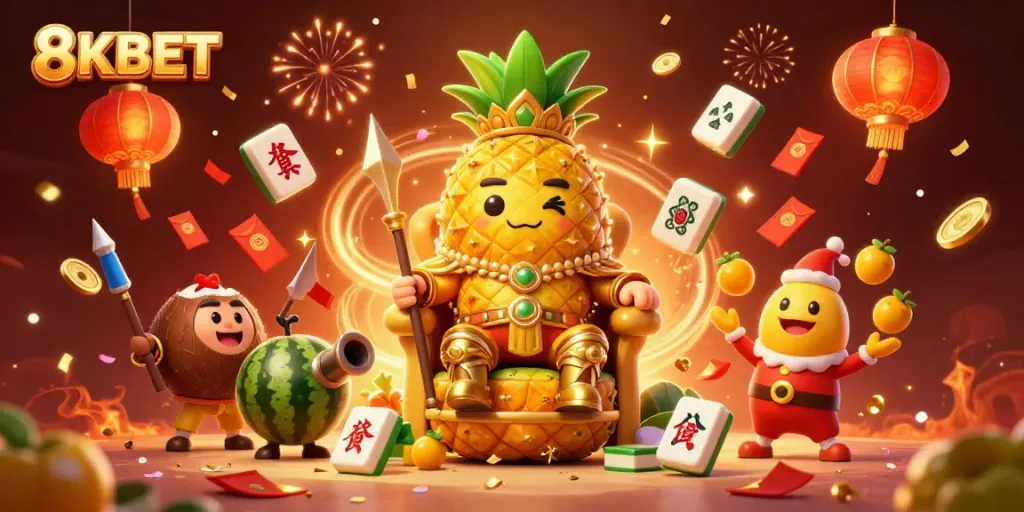 Experience exciting gameplay at 8KBET with vibrant casino characters and dynamic elements.