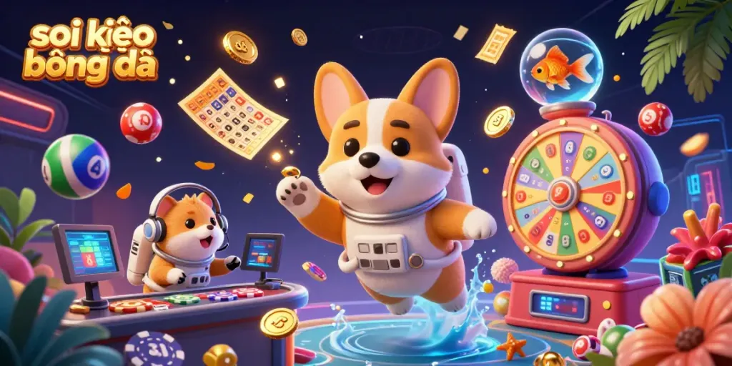 Experience the thrill of soi kèo bóng đá with a vibrant space casino scene full of dynamic gambling elements.