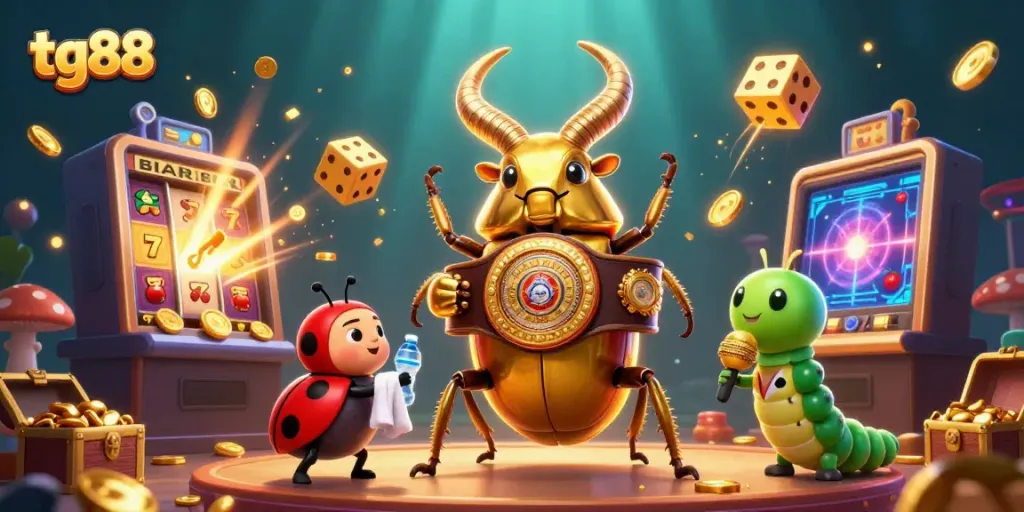 Experience exhilarating wins at tg88 with vibrant slot machines and animated characters.