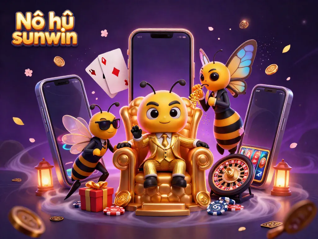 Experience the thrill of Nổ hũ sunwin with exciting jackpots and engaging gameplay in this vibrant scene.