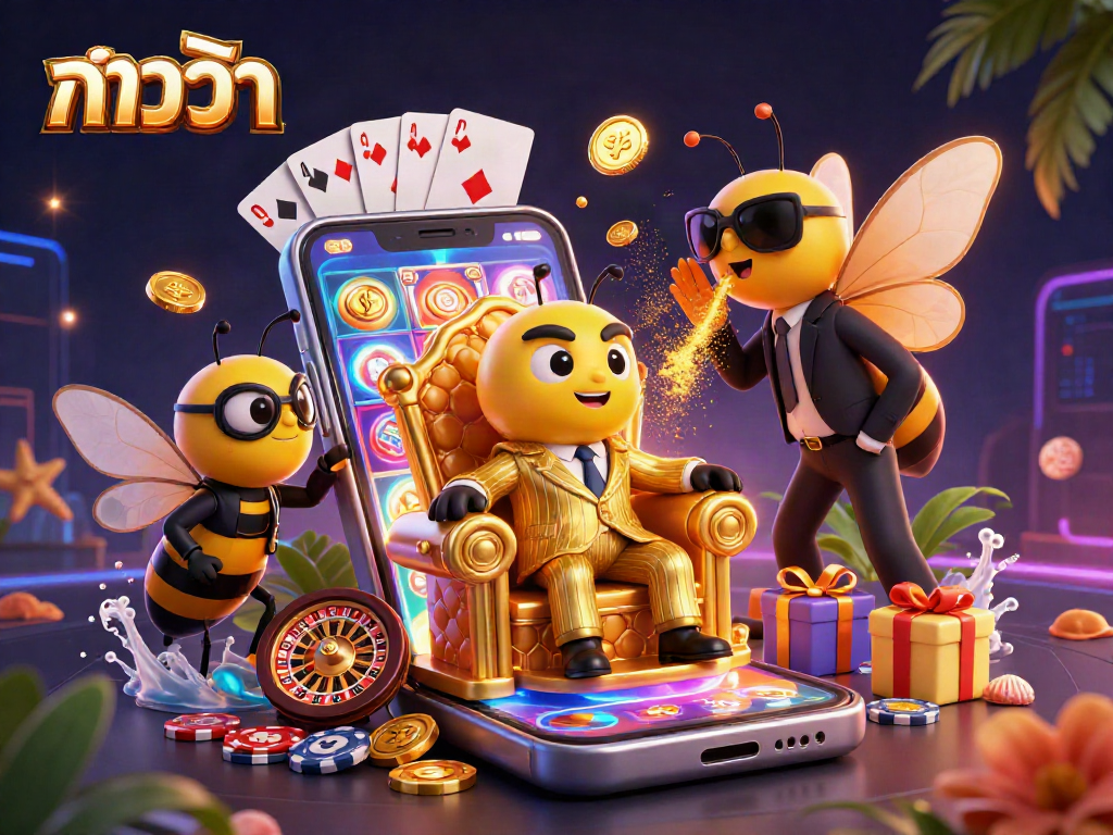 Experience an action-packed baccarat scene with vibrant graphics and dynamic casino elements