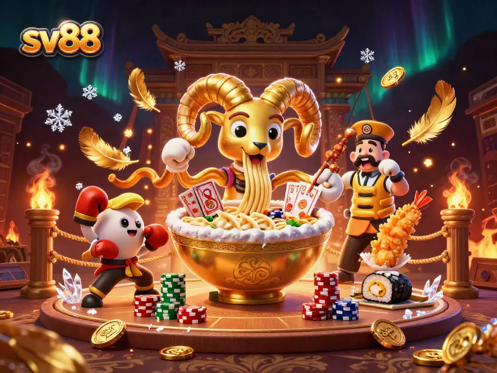 Engage with sv88 in a vibrant, animated casino scene featuring unique characters and dynamic elements.