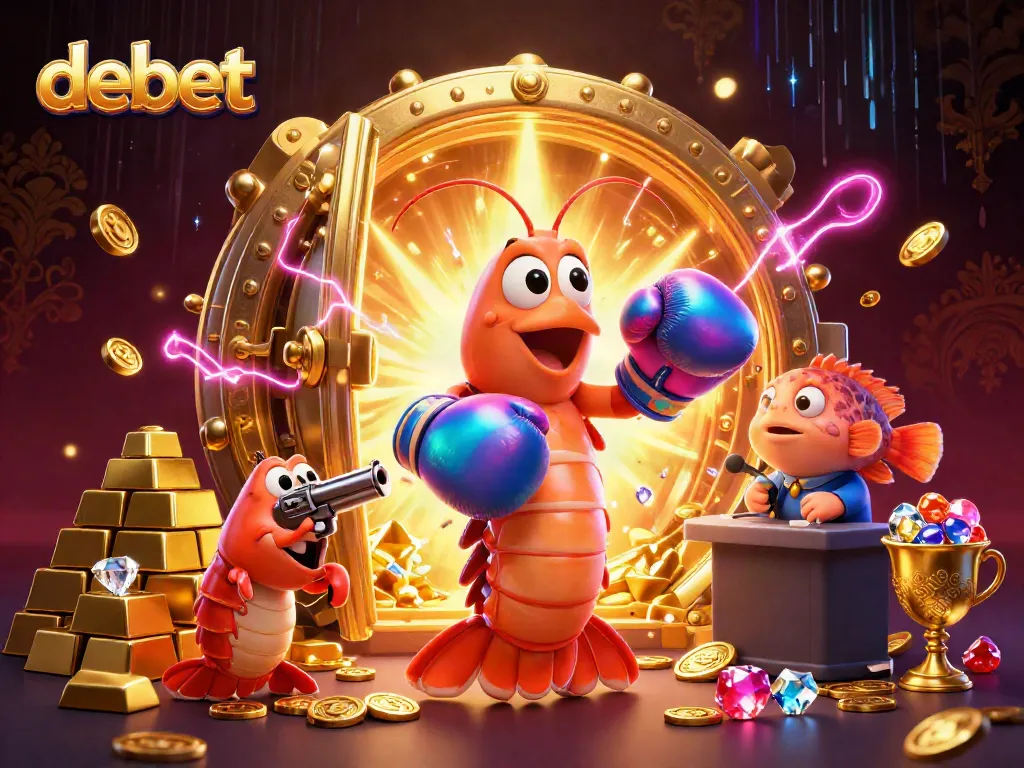 Experience thrilling wins at debet with vibrant graphics and dynamic casino elements!