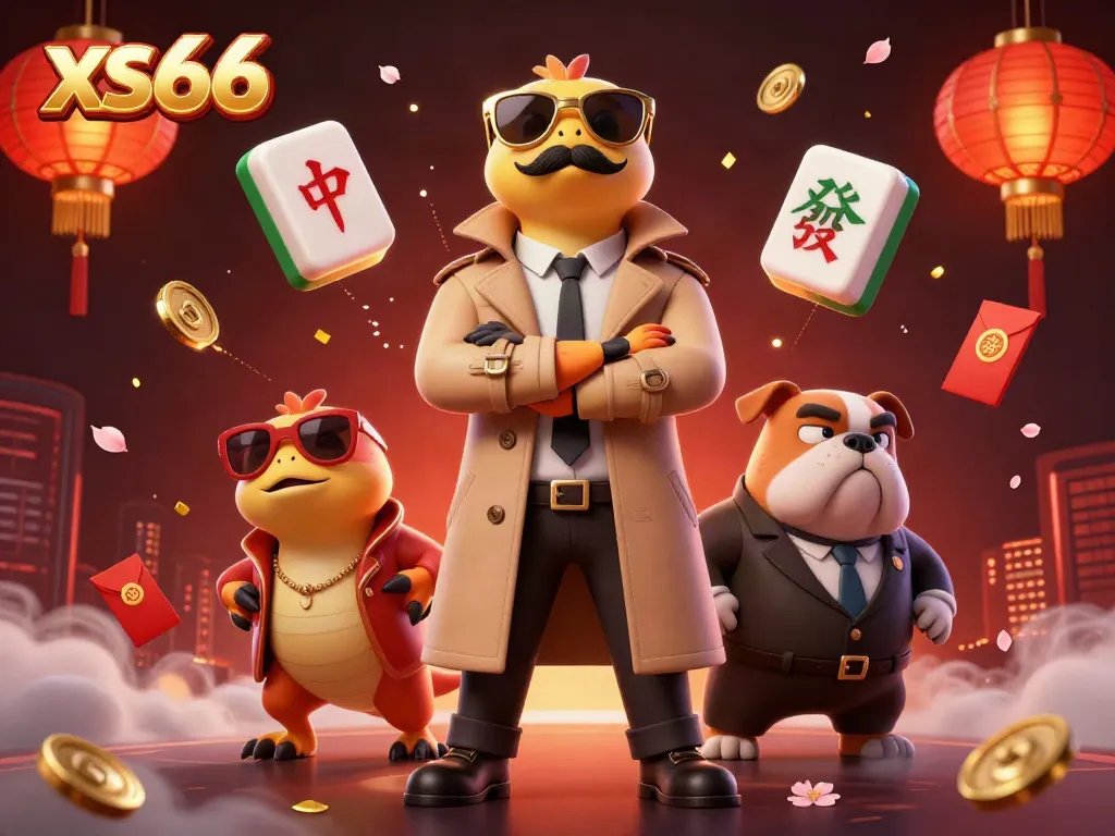 Engaging scene depicting xs66 where three raptors hilariously disguise as one to enter a casino.