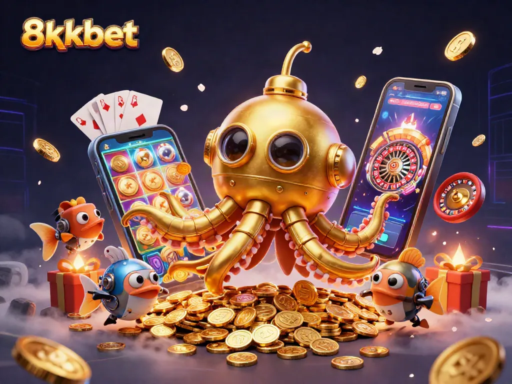 Engage in thrilling adventures with 8xbet's vivid 3D casino universe, showcasing dynamic gaming elements.