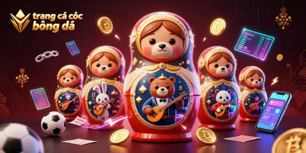 Place bets confidently with trang cá cược bóng đá amidst vibrant sporting elements and Bitcoin visuals.