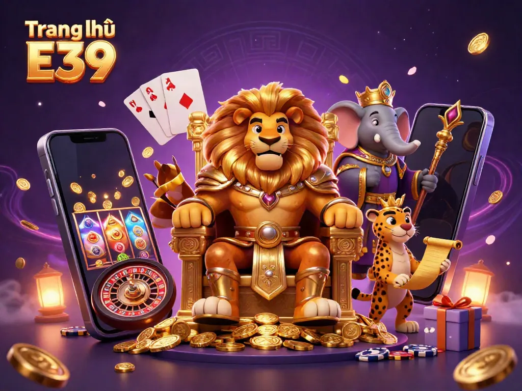 Trang chủ E39 mang đến hình ảnh sống động với các trò chơi hấp dẫn và không khí casino sôi động.