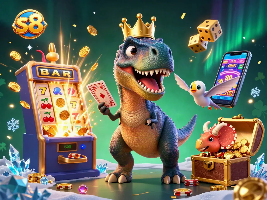 Engage in the thrilling s8 casino experience with vibrant characters and exciting gaming elements.