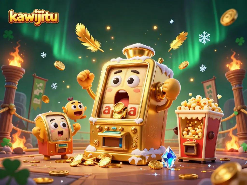 Kawijitu menghadirkan slot mesin emas yang mengagumkan, menangkan jackpot dan koin berhamburan sebagai simbol keberuntungan.