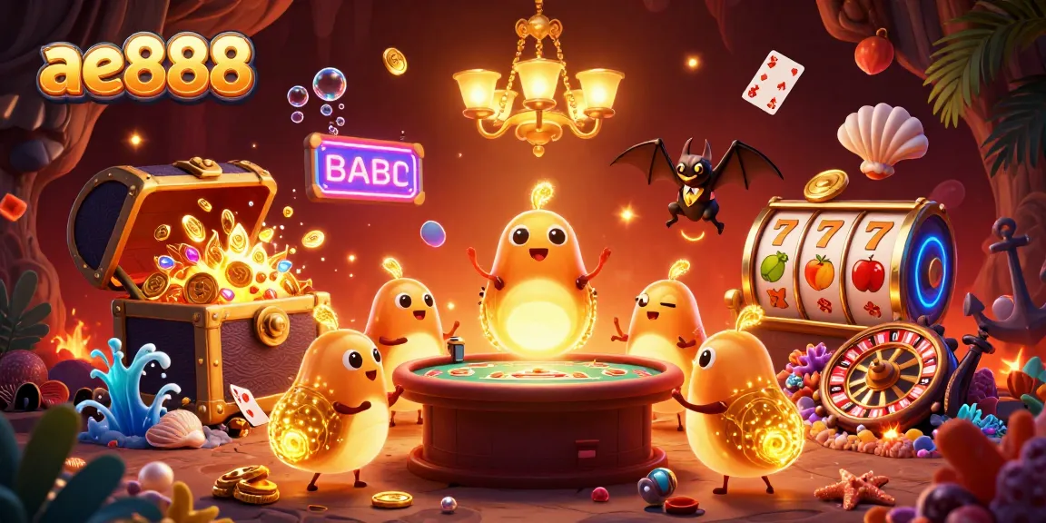 Engage in thrilling casino excitement at ae888 with bioluminescent glowworms lighting up an underwater treasure-filled realm.