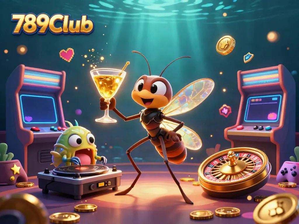 Engage in thrilling gameplay with 789Club's vibrant casino experience, featuring unique characters and game elements.