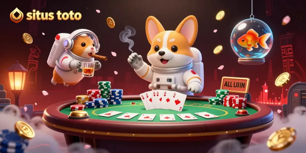 Memainkan situs toto dengan corgi astronaut dan hamster dalam kasino luar angkasa yang menakjubkan.