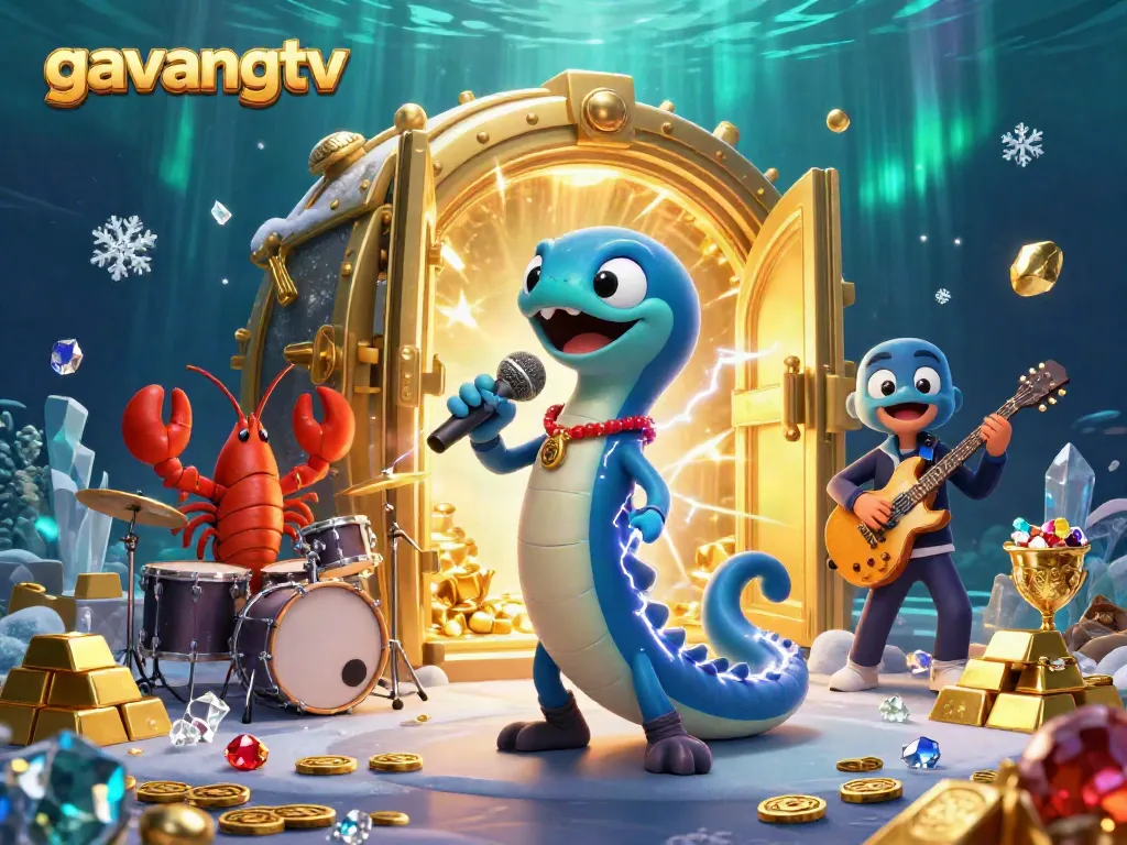 Experience the thrilling underwater casino with GavangTV's vibrant 3D characters and dynamic atmosphere.